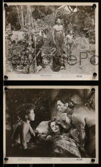 5x637 TARZAN TRIUMPHS 6 8x10 stills R49 cool images of Johnny Weissmuller & sexy Frances Gifford!