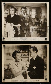 5x253 WITHOUT HONOR 14 8x10 stills '49 pretty Laraine Day & Dane Clark are branded!