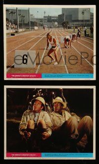5x028 WORLD'S GREATEST ATHLETE 8 color English FOH LCs '73 Walt Disney, Jan-Michael Vincent, Conway!