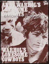 5y687 LONESOME COWBOYS Danish '71 Andy Warhol surreal western, Louis Woldon & Tom Hompertz!