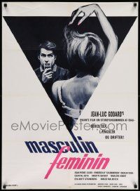 5y693 MASCULINE-FEMININE Danish '67 Jean-Luc Godard's Masculin, Feminin: 15 Faits Precis!