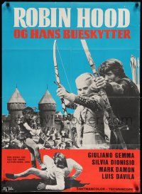 5y708 SCALAWAG BUNCH Danish '71 different images of Giuliano Gemma as Robin Hood!