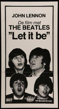 5y028 LET IT BE Dutch '70 The Beatles, John Lennon, Paul McCartney, Ringo Starr, George Harrison!