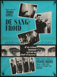 5y504 IN COLD BLOOD French 23x31 '67 Richard Brooks directed, Robert Blake, from Truman Capote!