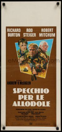 5y326 BREAKTHROUGH Italian locandina '79 McLaglen directed, Richard Burton & Robert Mitchum!