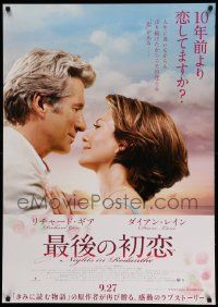 5y404 NIGHTS IN RODANTHE advance Japanese 29x41 '08 cool image of Richard Gere and Diane Lane!