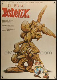 5y797 ADVENTURES OF ASTERIX Polish 26x37 '88 world's best-loved French cartoon characters!