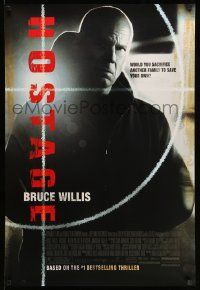 5y097 HOSTAGE Swiss '05 cool image of Bruce Willis in crime action thriller!