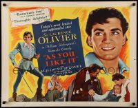 5z522 AS YOU LIKE IT 1/2sh R49 Sir Laurence Olivier in Shakespeare's romantic comedy!
