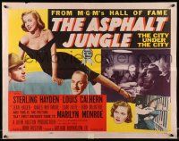 5z523 ASPHALT JUNGLE style B 1/2sh R54 Marilyn Monroe, Sterling Hayden, John Huston film noir!