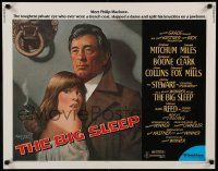 5z541 BIG SLEEP 1/2sh '78 art of Robert Mitchum & sexy Candy Clark by Richard Amsel!