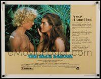 5z548 BLUE LAGOON 1/2sh '80 sexy young Brooke Shields & Christopher Atkins!