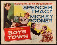 5z556 BOYS TOWN style A 1/2sh R57 Spencer Tracy as Father Flannagan with Mickey Rooney!