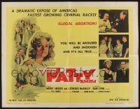 5z571 CASE OF PATTY SMITH 1/2sh '62 Merry Anders, J. Edward McKinley, abortion drama!