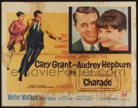 5z573 CHARADE 1/2sh '63 tough Cary Grant & sexy Audrey Hepburn, expect the unexpected!