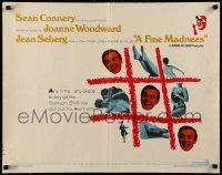 5z628 FINE MADNESS 1/2sh '66 Sean Connery can out-fox Joanne Woodward, Jean Seberg & them all!