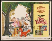 5z634 FOX & THE HOUND 1/2sh '81 two friends who didn't know they were supposed to be enemies!