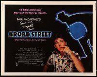 5z645 GIVE MY REGARDS TO BROAD STREET 1/2sh '84 great portrait image of Paul McCartney!
