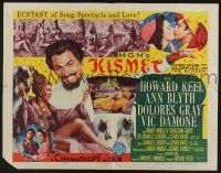 5z711 KISMET style A 1/2sh '56 Howard Keel, Ann Blyth, ecstasy of song, spectacle & love!