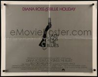 5z718 LADY SINGS THE BLUES 1/2sh '72 Diana Ross in her film debut as singer Billie Holiday!