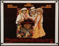 5z739 LUCKY LADY style A 1/2sh '75 Gene Hackman, Burt Reynolds & Liza Minnelli, Richard Amsel art!