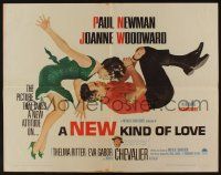5z776 NEW KIND OF LOVE 1/2sh '63 Paul Newman loves Joanne Woodward, great romantic image!