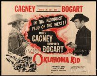 5z780 OKLAHOMA KID 1/2sh R56 James Cagney & Humphrey Bogart in the bloodiest feud of the West!