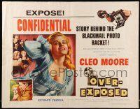 5z786 OVER-EXPOSED style B 1/2sh '56 super sexy Cleo Moore has curves, camera, and no conscience!