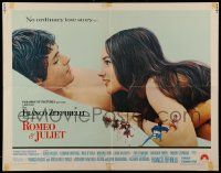 5z835 ROMEO & JULIET 1/2sh '69 Franco Zeffirelli's version of William Shakespeare's play!