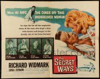 5z865 SECRET WAYS 1/2sh '61 Richard Widmark, MacLean, filmed in the danger zones of Europe!