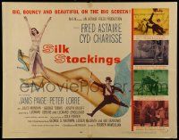 5z883 SILK STOCKINGS style B 1/2sh '57 musical version of Ninotchka w/ Fred Astaire & Cyd Charisse!