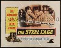 5z923 STEEL CAGE 1/2sh '54 Paul Kelly is a criminal inside San Quentin prison!