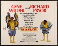 5z927 STIR CRAZY 1/2sh '80 Gene Wilder & Richard Pryor in chicken suits, directed by Poitier!