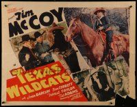 5z953 TEXAS WILDCATS 1/2sh '39 great close up of cowboy Tim McCoy fighting & riding on horseback!