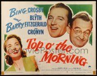 5z962 TOP O' THE MORNING style B 1/2sh '49 Bing Crosby & Barry Fitzgerald find the Blarney Stone!