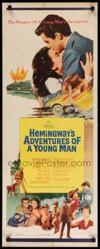 5z015 ADVENTURES OF A YOUNG MAN insert '62 Ernest Hemingway novel, Paul Newman, Martin Ritt