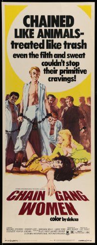5z082 CHAIN GANG WOMEN insert '71 even filth & sweat couldn't stop their primitive cravings!