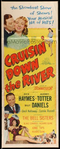 5z097 CRUISIN' DOWN THE RIVER insert '53 Audrey Totter and her be-bop showboat show!
