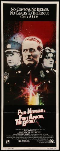 5z152 FORT APACHE THE BRONX insert '81 Paul Newman, Edward Asner & Ken Wahl as New York City cops!