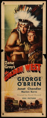 5z175 GOLDEN WEST insert '32 George O'Brien, written by Zane Grey!