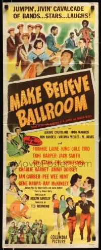 5z255 MAKE BELIEVE BALLROOM insert '49 Frankie Lane, Nat King Cole, Jimmy Dorsey