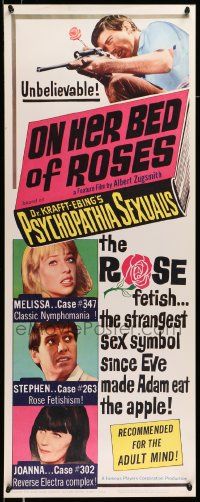 5z295 ON HER BED OF ROSES insert '66 Ronald Warren, Sandra Lynn, unbelievable nymphos!