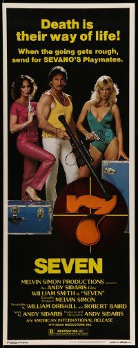 5z377 SEVEN insert '79 AIP, sexy babes with big guns, death is their way of life!