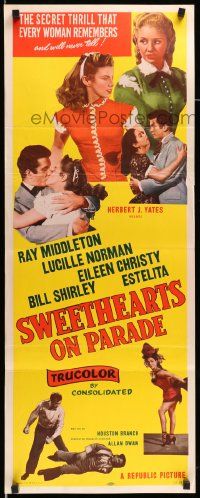 5z425 SWEETHEARTS ON PARADE insert '53 Ray Middleton, Lucille Norman, small town romance!