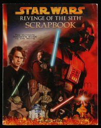 6a152 REVENGE OF THE SITH softcover book '05 Star Wars Episode III, scrapbook, the ultimate guide!