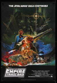 6a235 EMPIRE STRIKES BACK 27x40 German commercial poster '96 George Lucas, art by Noriyoshi Ohrai!