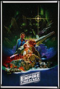 6a365 EMPIRE STRIKES BACK 27x40 commercial poster '10 George Lucas, art by Noriyoshi Ohrai!