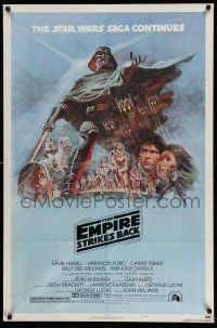 6a100 EMPIRE STRIKES BACK NSS style B 1sh '80 George Lucas sci-fi classic, art by Tom Jung!