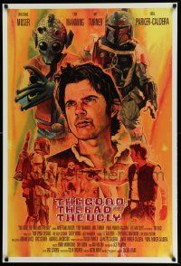 6a301 GOOD, THE BAD & THE UGLY 1sh '15 Star Wars spaghetti western parody, great Humphreys art!