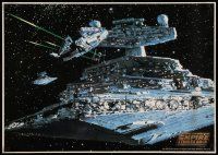 6a202 EMPIRE STRIKES BACK Japanese 1980 Millenium Falcon persued by Star Destroyers, Toho!